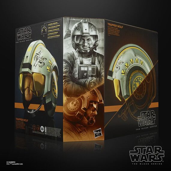 Hełm elektroniczny Star Wars The Mandalorian Black Series - Trapper Wolf- Zdjęcie 11