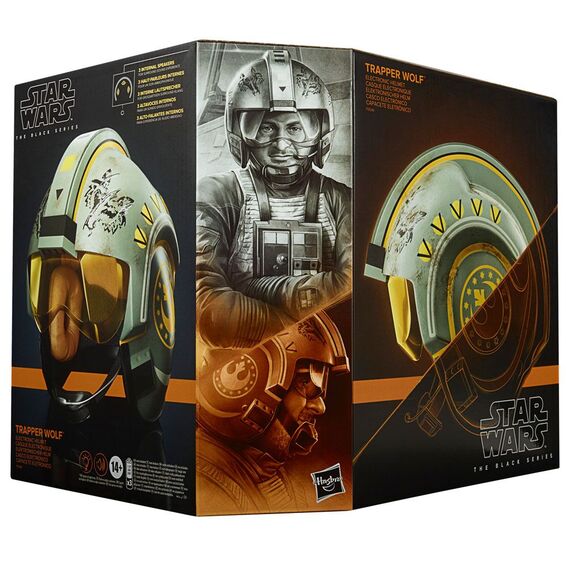 Hełm elektroniczny Star Wars The Mandalorian Black Series - Trapper Wolf- Zdjęcie 4