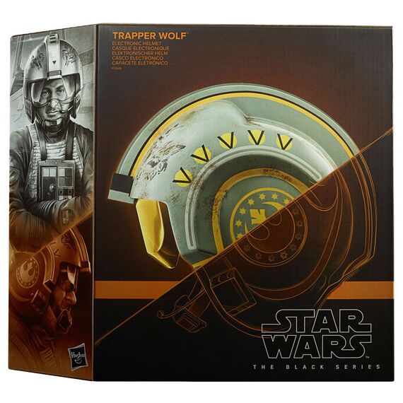 Hełm elektroniczny Star Wars The Mandalorian Black Series - Trapper Wolf- Zdjęcie 5