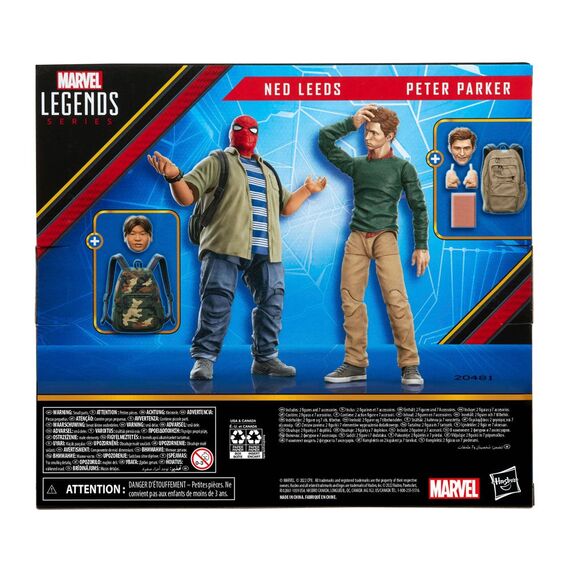 Zestaw figurek Spider-Man: Homecoming Marvel Legends - Ned Leeds & Peter Parker- Zdjęcie 12