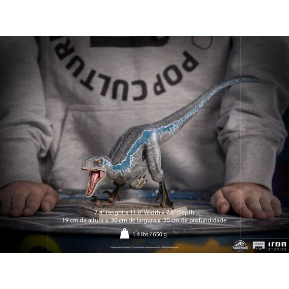 Figurka Jurassic World Fallen Kingdom Art Scale 1/10 Blue- Zdjęcie 7