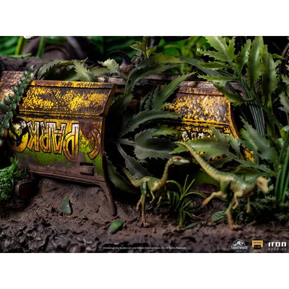 Figurka Jurassic World: Fallen Kingdom Deluxe Art Scale 1/10 Blue- Zdjęcie 3