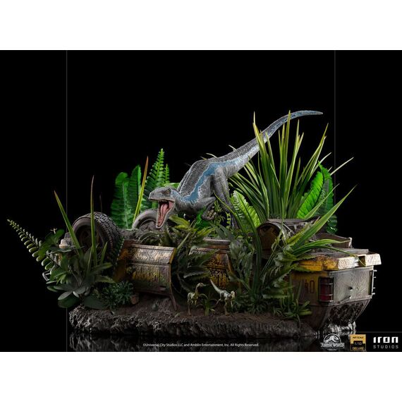 Figurka Jurassic World: Fallen Kingdom Deluxe Art Scale 1/10 Blue- Zdjęcie 8