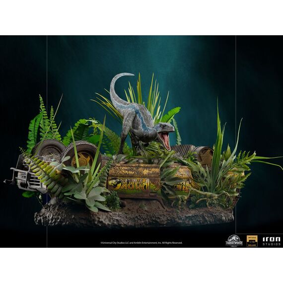 Figurka Jurassic World: Fallen Kingdom Deluxe Art Scale 1/10 Blue- Zdjęcie 14