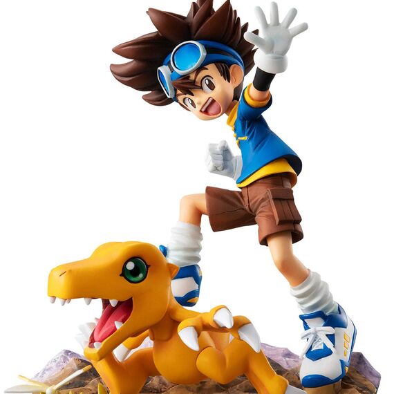 Figurka Digimon Adventure G.E.M. - Taichi Yagami & Agumon (20th Anniversary)- Zdjęcie 3