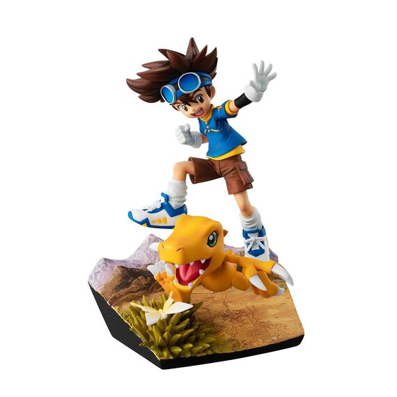 Figurka Digimon Adventure G.E.M. - Taichi Yagami & Agumon (20th Anniversary)- Zdjęcie 4