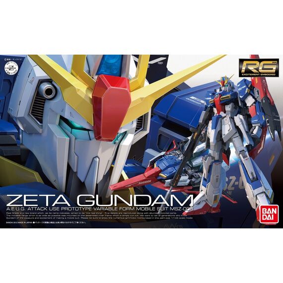 Model figurki GUNDAM RG 1/144 Zeta Gundam- Zdjęcie 17