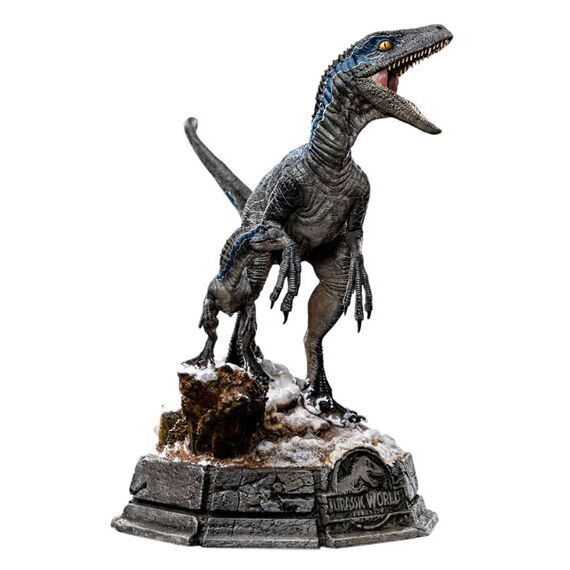Figurka Jurassic World Dominion Deluxe Art Scale 1/10 Blue and Beta