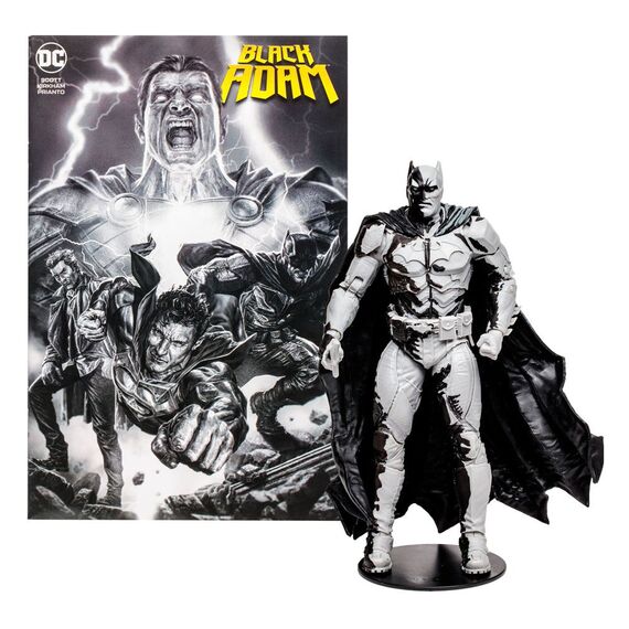 Figurka DC Direct Black Adam - Batman Line Art Variant (Gold Label) (SDCC)- Zdjęcie 2