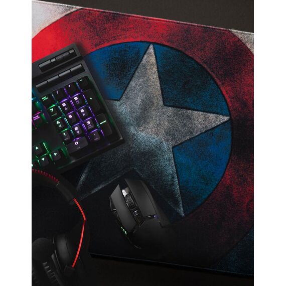 Podkładka pod mysz dla graczy XL - Capitan America Shield- Zdjęcie 11