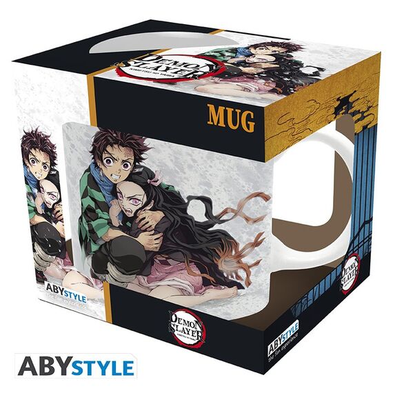 Kubek Demon Slayer - Tanjiro & Nezuko (320 ml)- Zdjęcie 4