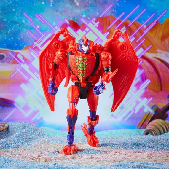 Figurka Transformers Generations Legacy Buzzworthy Bumblebee Deluxe Class - Evil Predacon Terrorsaur- Zdjęcie 2