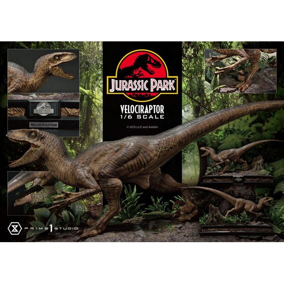 Figurka Jurassic Park Legacy Museum Collection 1/6 Velociraptor Attack- Zdjęcie 15