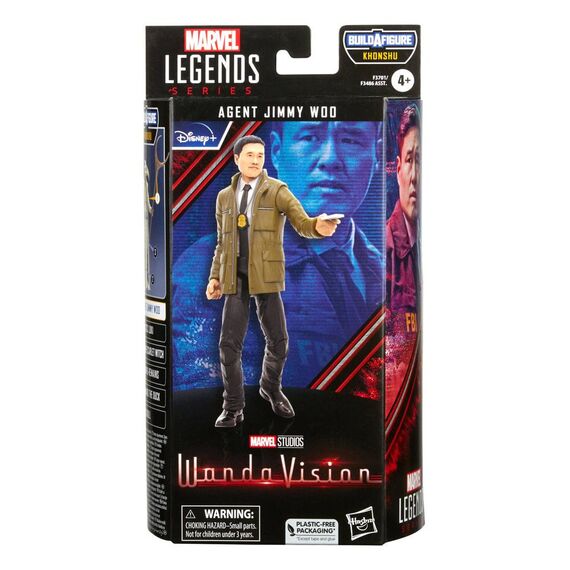 Figurka WandaVision Marvel Legends - Agent Jimmy Woo (BAF: Khonshu)- Zdjęcie 4