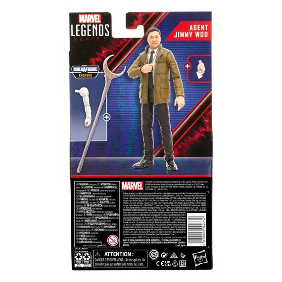 Figurka WandaVision Marvel Legends - Agent Jimmy Woo (BAF: Khonshu)- Zdjęcie 5