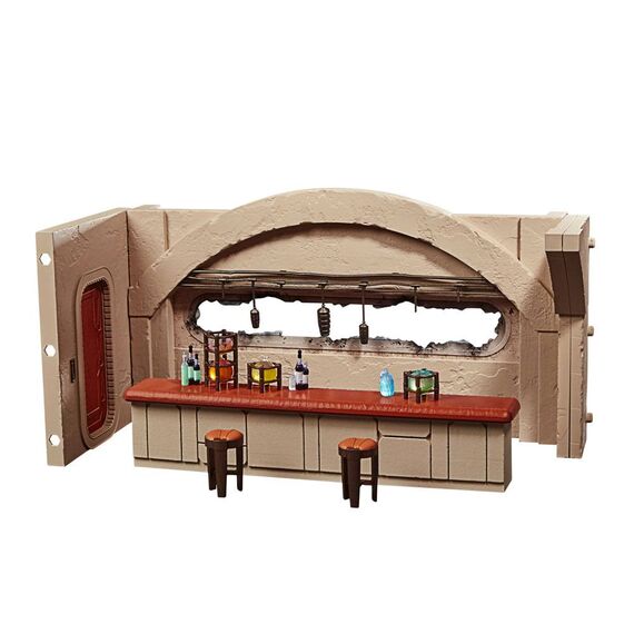Zestaw Star Wars: The Mandalorian Vintage Collection - Diorama Nevarro Cantina i figurka Imperial Death Trooper- Zdjęcie 3