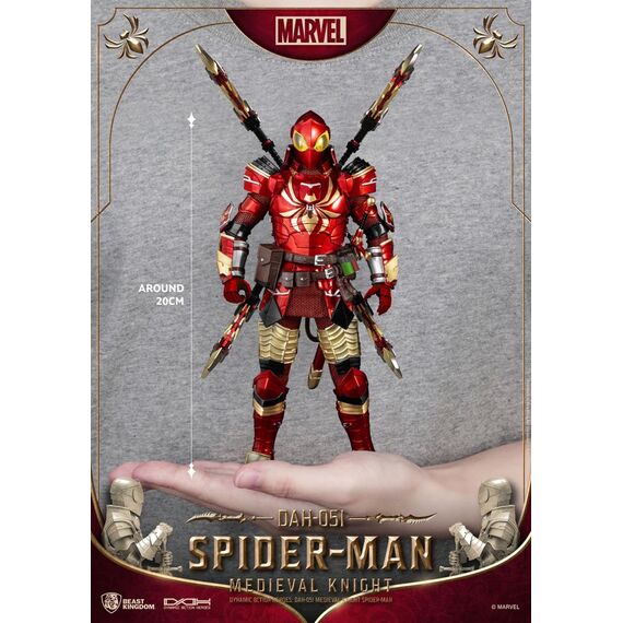 Figurka Marvel Dynamic 8ction Heroes 1/9 - Medieval Knight Spider-Man- Zdjęcie 28