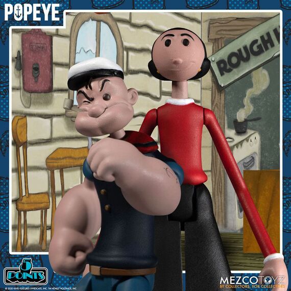 Zestaw 4 figurek Popeye 5 Points Deluxe Box Set- Zdjęcie 7