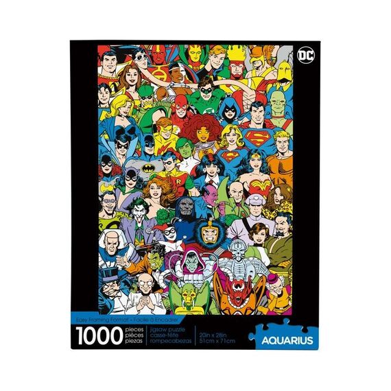 Puzzle DC Comics - Retro Cast (1000 elementów)
