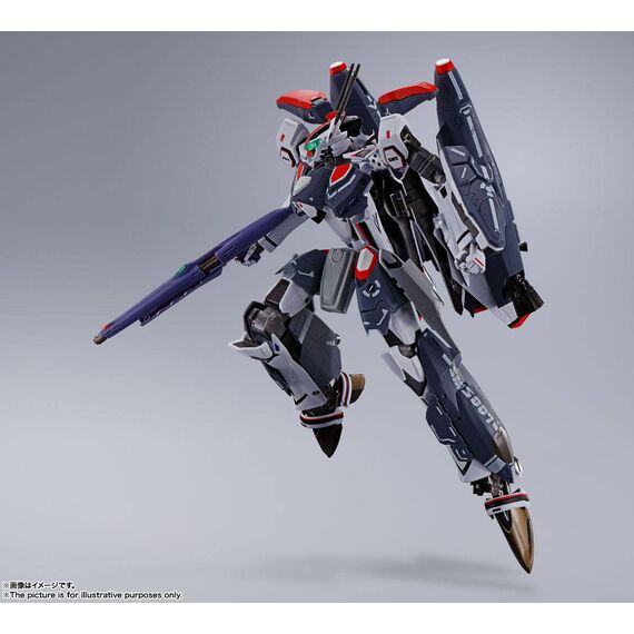 Figurka Macross Frontier DX Chogokin - VF-25F Super Messiah Valkyrie (Alto Saotome Custom) Revival Ver.- Zdjęcie 3