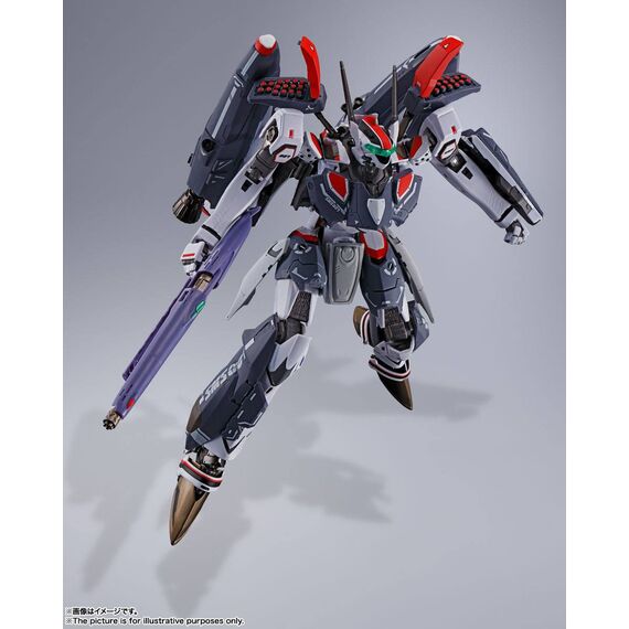 Figurka Macross Frontier DX Chogokin - VF-25F Super Messiah Valkyrie (Alto Saotome Custom) Revival Ver.- Zdjęcie 5