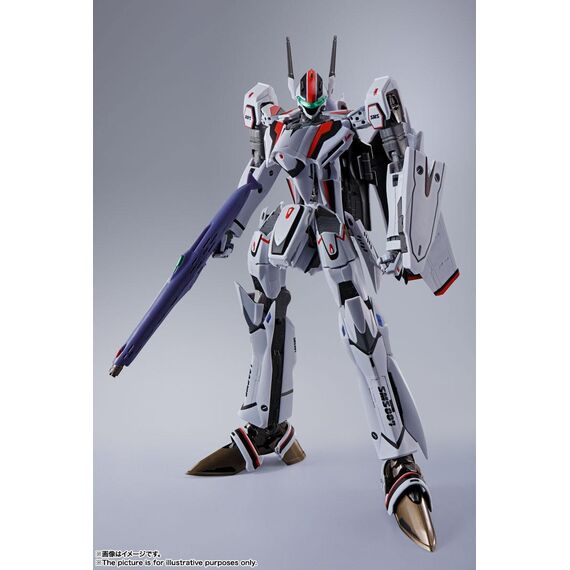 Figurka Macross Frontier DX Chogokin - VF-25F Super Messiah Valkyrie (Alto Saotome Custom) Revival Ver.- Zdjęcie 7