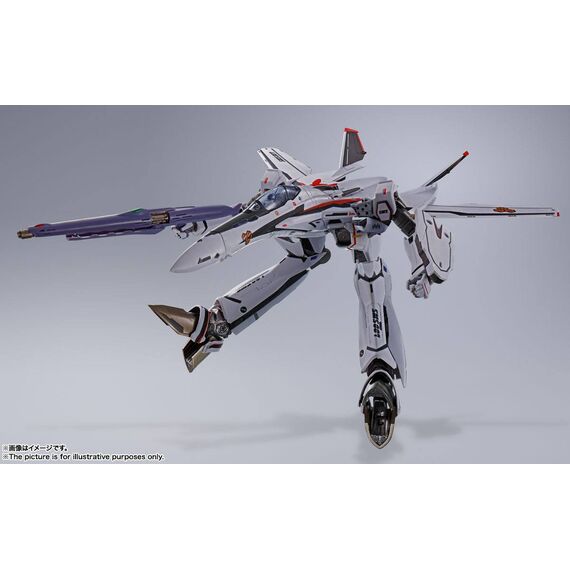 Figurka Macross Frontier DX Chogokin - VF-25F Super Messiah Valkyrie (Alto Saotome Custom) Revival Ver.- Zdjęcie 9