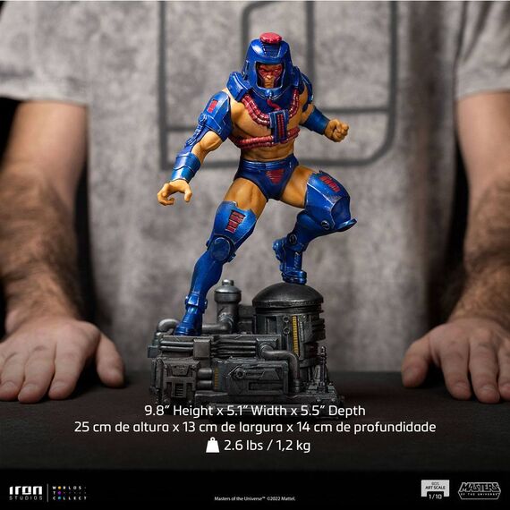 Figurka Masters of the Universe BDS Art Scale 1/10 - Man-E-Faces- Zdjęcie 14
