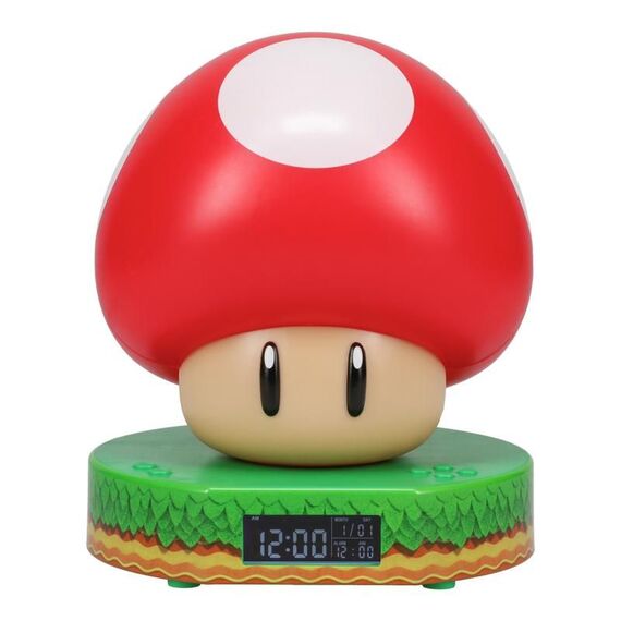 Budzik z podświetlaniem Super Mario - Super Mushroom