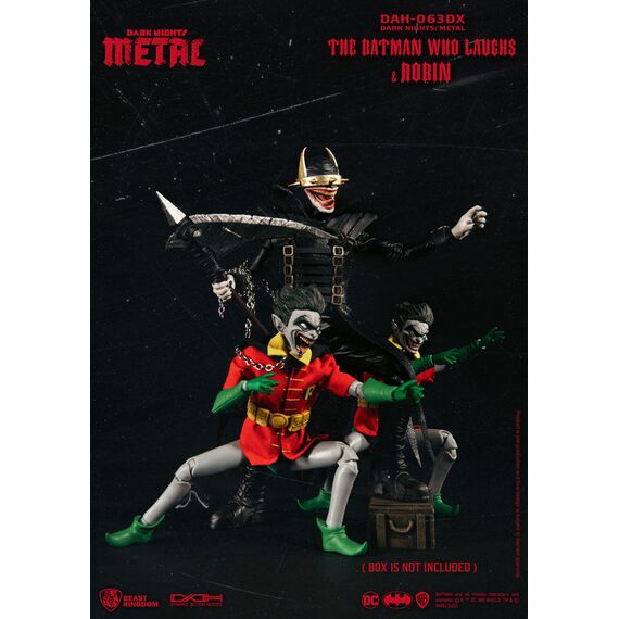 Zestaw 3 figurek DC Comics Dynamic 8ction Heroes 1/9 - Batman Who Laughs & Rabid Robins DX