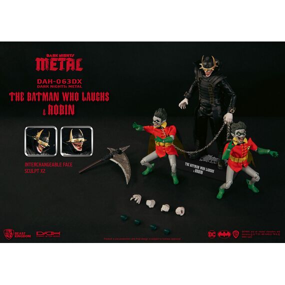 Zestaw 3 figurek DC Comics Dynamic 8ction Heroes 1/9 - Batman Who Laughs & Rabid Robins DX- Zdjęcie 6