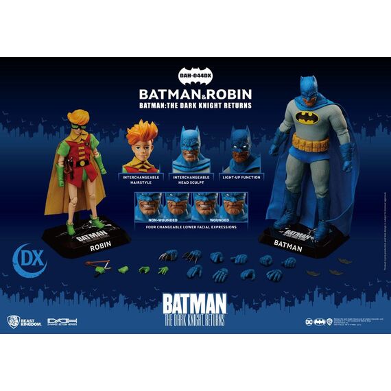 Zestaw 2 figurek Batman The Dark Knight Returns Dynamic 8ction Heroes 1/9 - Batman & Robin- Zdjęcie 7