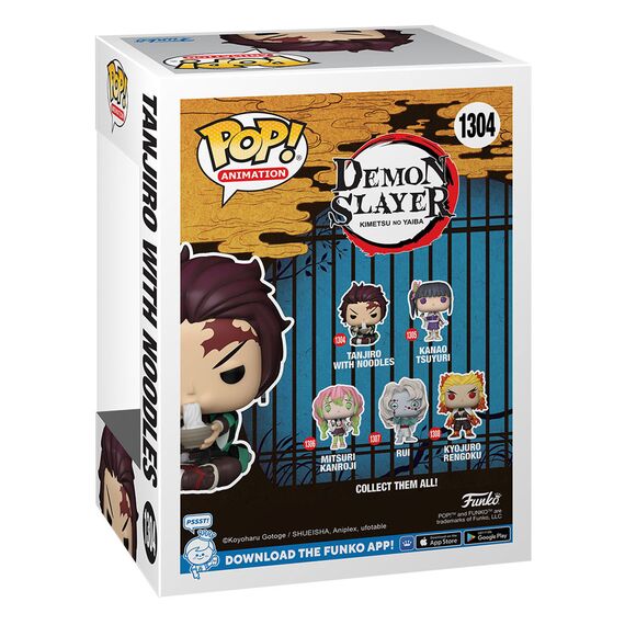 Figurka Demon Slayer: Kimetsu no Yaiba POP! - Tanjiro w/Noodles- Zdjęcie 5