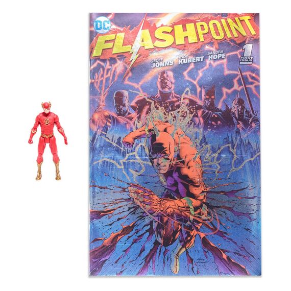 Figurka DC Direct Page Punchers - Flash (Flashpoint) Metallic Cover Variant (SDCC)- Zdjęcie 10