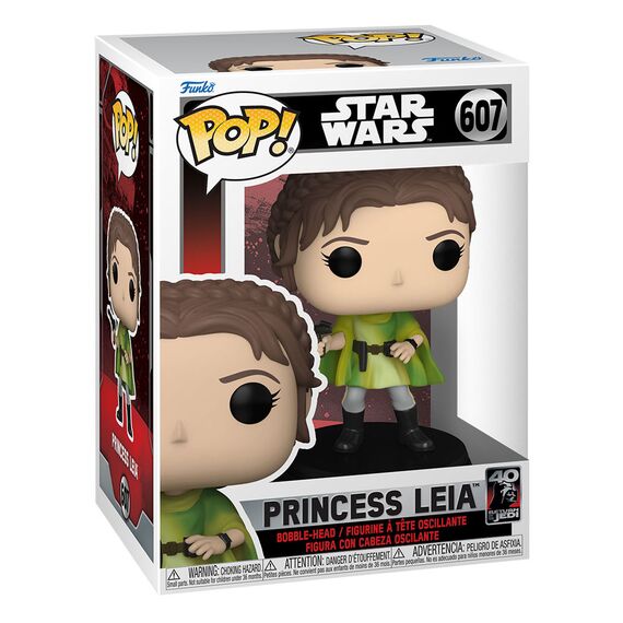 Figurka Star Wars Return of the Jedi 40th Anniversary POP! - Princess Leia (607)- Zdjęcie 3