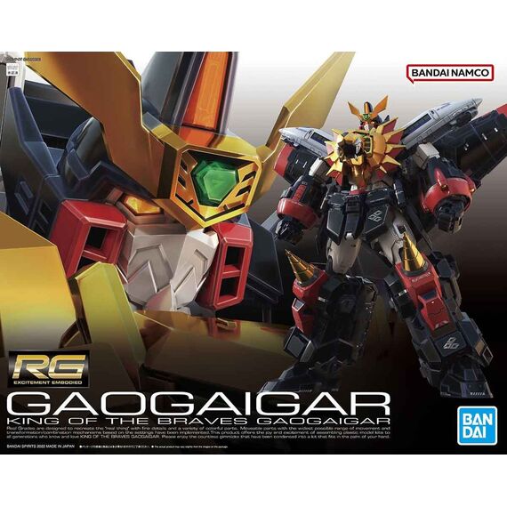Model figurki King of Braves GaoGaiGar RG 1/144 - GaoGaiGar- Zdjęcie 2