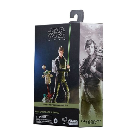 Zestaw 2 figurek Star Wars: The Book of Boba Fett Black Series - Luke Skywalker i Grogu- Zdjęcie 3
