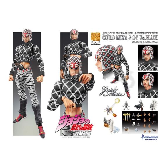 Figurka Jojo's Bizarre Adventure Part 5 (Golden Wind) Chozokado - Guido Mista & S-P (Black Ver.)- Zdjęcie 18