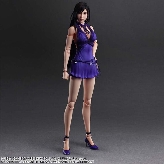 Figurka Final Fantasy VII Remake Play Arts Kai - Tifa Lockhart (Dress Ver.)- Zdjęcie 4