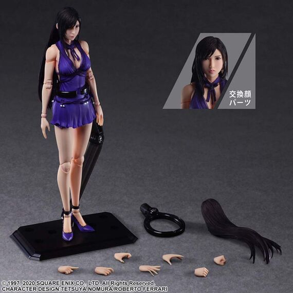 Figurka Final Fantasy VII Remake Play Arts Kai - Tifa Lockhart (Dress Ver.)- Zdjęcie 14