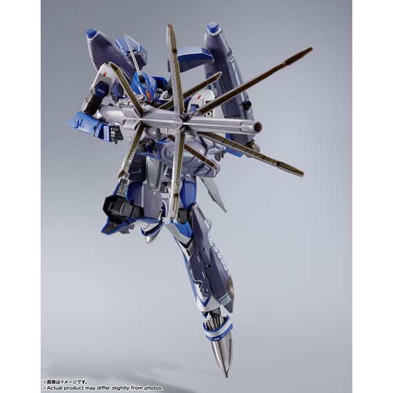 Figurka Macross Frontier DX Chogokin - VF-25G Super Messiah Valkyrie (Michael Blanc Use) Revival Ver.- Zdjęcie 4