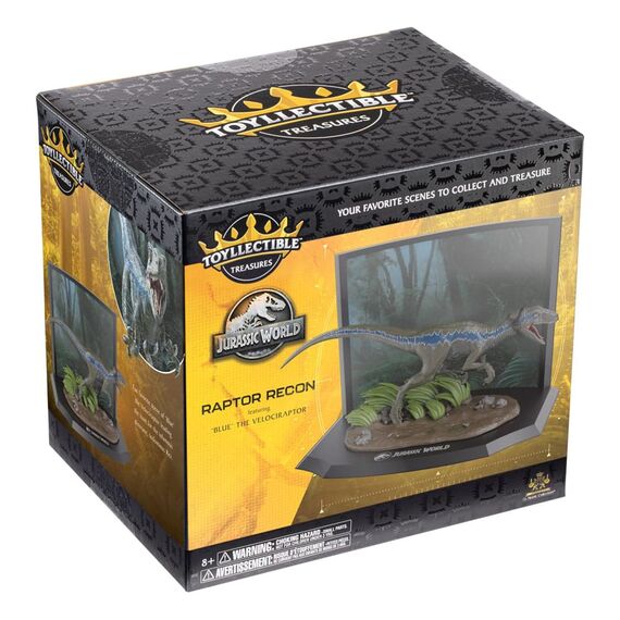 Figurka Jurassic Park Toyllectible Treasure - Velociraptor Blue Raptor Recon- Zdjęcie 4