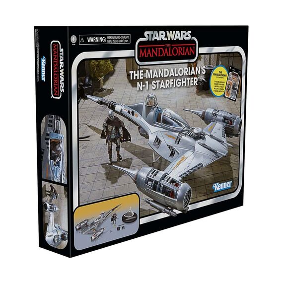 Pojazd z figurką Star Wars The Mandalorian Vintage Collection - The Mandalorian's N-1 Starfighter- Zdjęcie 6