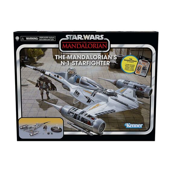 Pojazd z figurką Star Wars The Mandalorian Vintage Collection - The Mandalorian's N-1 Starfighter- Zdjęcie 9