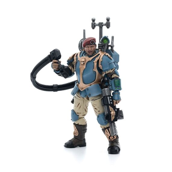 Figurka Warhammer 40k 1/18 Astra Militarum - Tempestus Scions Squad 55th Kappic Eagles Vox Operator