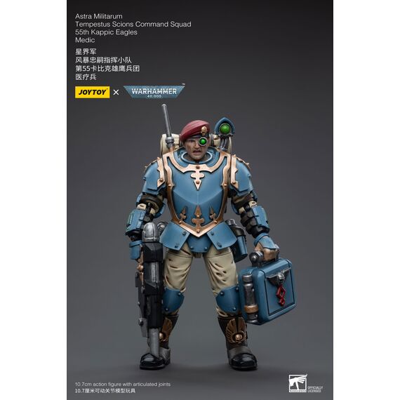 Figurka Warhammer 40k 1/18 Astra Militarum - Tempestus Scions Squad 55th Kappic Eagles Medic- Zdjęcie 2