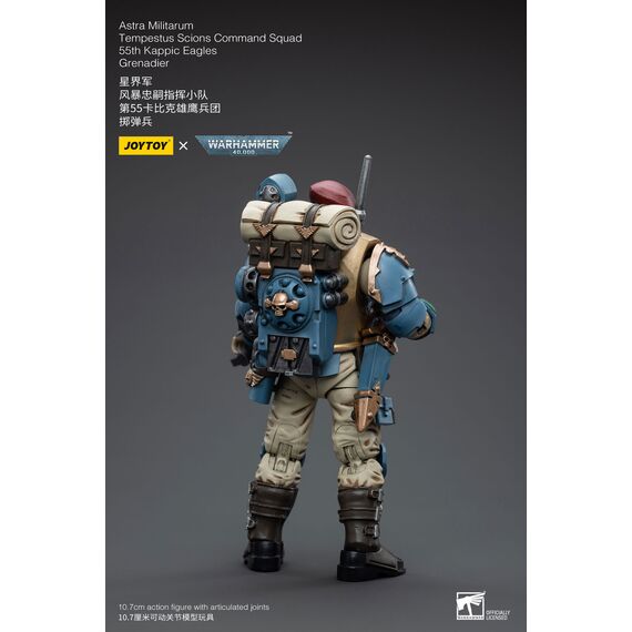 Figurka Warhammer 40k 1/18 Astra Militarum - Tempestus Scions Squad 55th Kappic Eagles Grenadier- Zdjęcie 4
