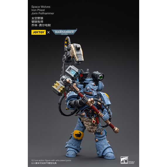 Figurka Warhammer 40k 1/18 Space Marines (Space Wolves) - Iron Priest Jorin Fellhammer- Zdjęcie 8