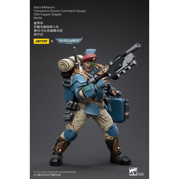 Figurka Warhammer 40k 1/18 Astra Militarum - Tempestus Scions Squad 55th Kappic Eagles Medic- Zdjęcie 14