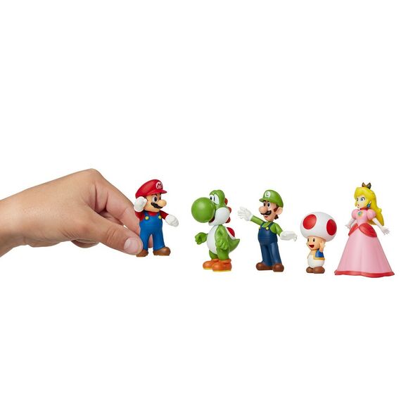 Zestaw 5 mini figurek Nintendo: Super Mario - Mario & Friends- Zdjęcie 3